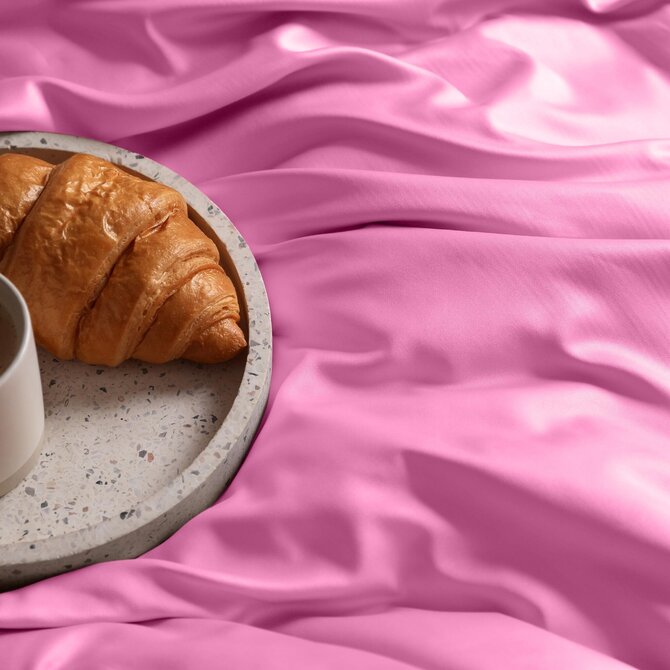 Dommelin Drap Uni Satin 300TC 578 Fuchsia 240x270 cm