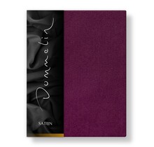 Dommelin Laken Uni Satijn 300TC 582 Aubergine 160x270 cm
