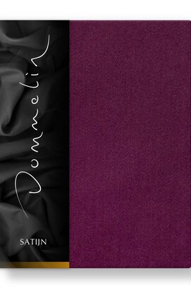 Dommelin Laken Uni Satijn 300TC 582 Aubergine 240x270 cm