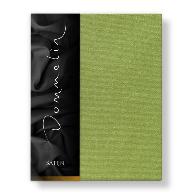 Dommelin Drap Uni Satin 300TC 586 Vert 270x300 cm
