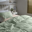 Dommelin Dommelin Drap Uni Satin 300TC 551 Vert Sapin 160x270 cm