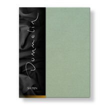 Dommelin Drap Housse Uni Satin 300TC 551 Vert Sapin 240x270 cm