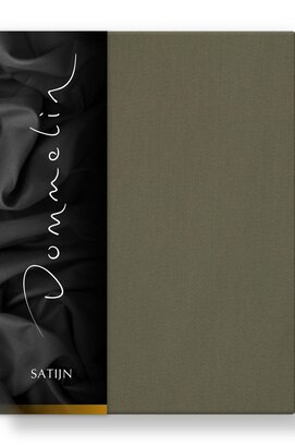 Dommelin Drap Uni Satin 300TC 589 Olive 160x270 cm