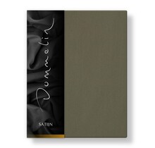 Dommelin Drap Uni Satin 300TC 589 Olive 270x300 cm