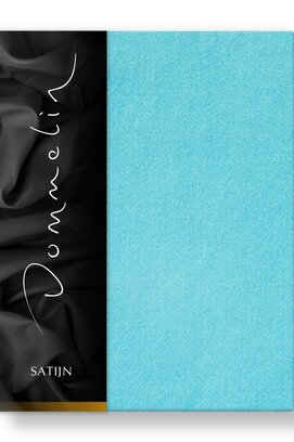 Dommelin Drap Uni Satin 300TC 569 Aigue-marine 200x270 cm