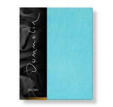 Dommelin Drap Uni Satin 300TC 569 Aigue-marine 240x270 cm