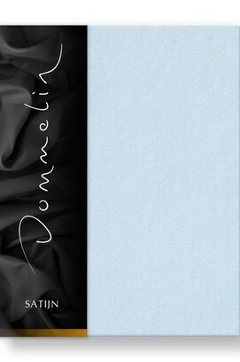 Dommelin Drap Uni Satin 300TC 529 Bleu Clair 160x270 cm