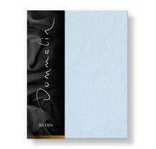 Dommelin Drap Uni Satin 300TC 529 Bleu Clair 200x270 cm