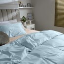 Dommelin Dommelin Drap Uni Satin 300TC 591 Bleu Pastel 270x300 cm
