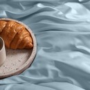 Dommelin Dommelin Drap Uni Satin 300TC 591 Bleu Pastel 270x300 cm