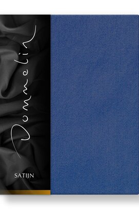Dommelin Drap Uni Satin 300TC 576 Bleu Jean 200x270 cm