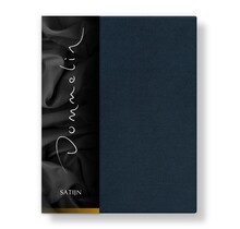 Dommelin Drap Uni Satin 300TC 540 Bleu Nuit 270x300 cm