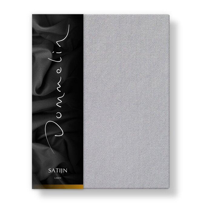 Dommelin Drap Uni Satin 300TC 584 Gris Souris 270x300 cm