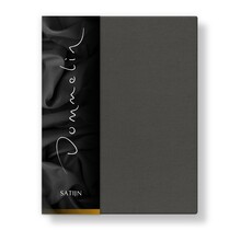 Dommelin Drap Uni Satin 300TC 554 Gris Ardoise 240x270 cm