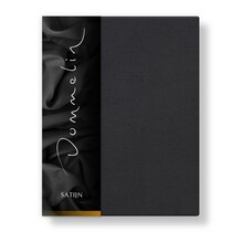 Dommelin Drap Uni Satin 300TC 556 Charbon 200x270 cm