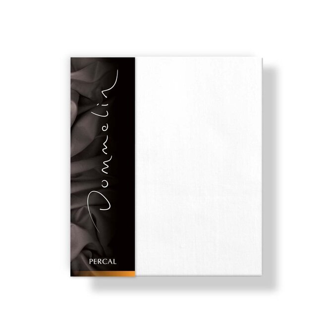 Taie d'oreiller Dommelin Uni Coton 110 Blanc 60x70 cm