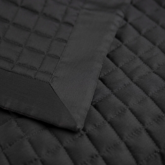 Dommelin Drap Chicago Satin 300TC Charbon 180x260 cm