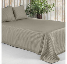 Dommelin Sprei Chicago Satijn 300TC Taupe 260x280 cm
