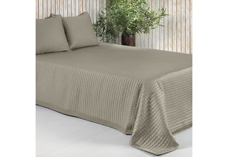 Dommelin Sprei Chicago Satijn 300TC Taupe 260x280 cm