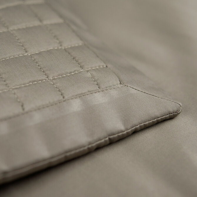 Dommelin Sprei Chicago Satijn 300TC Taupe 260x280 cm