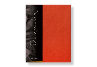 Drap-housse Uni Satin 300TC 577 Terracotta 90x210/30
