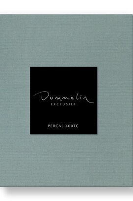 Drap-housse Dommelin Uni Percale 400TC 747 Jade 120x220/30