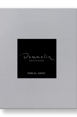 Drap-housse Dommelin Uni Percale 400TC 725 Perle 200x200/30