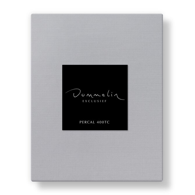 Drap-housse Dommelin Uni Percale 400TC 725 Perle 200x220/30