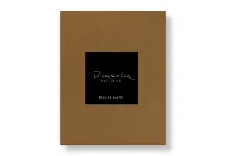 Drap-housse Dommelin Uni Percale 400tc 743 Safran 160x220/30