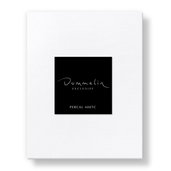 Dommelin Drap-housse Topper Uni Percale 400TC 710 Blanc 120x200/9