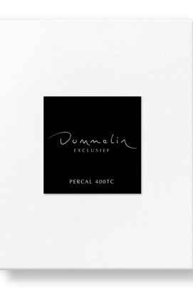 Dommelin Drap-housse Topper Uni Percale 400TC 710 Blanc 120x220/9
