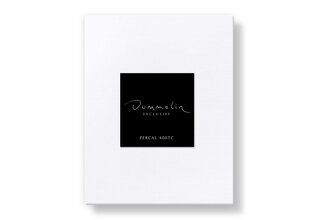Dommelin Drap-housse Topper Uni Percale 400TC 710 Blanc 120x220/9
