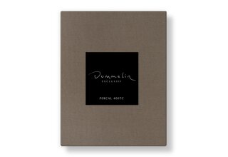 Drap-housse Topper Dommelin Uni Percale 400TC 719 Truffe 120x220/9