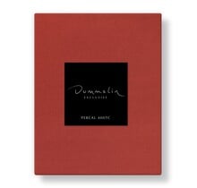 Dommelin Drap-housse Topper Uni Percale 400TC 727 Corail 100x200/9