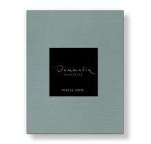 Dommelin Drap-housse Topper Uni Percale 400TC 747 Jade 100x220/9