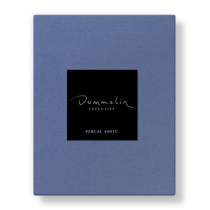 Dommelin Drap-Housse Topper Uni Percale 400TC 741 Célestien 90x210/9