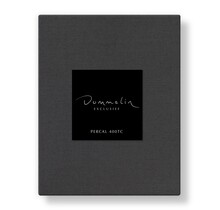 Dommelin Topper Hoeslaken Uni Percal 400TC 787 Basalt 140x200/9