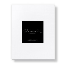 Dommelin Split Topper Drap-Housse Uni Percale 400TC 710 Blanc 200x200/9 S90