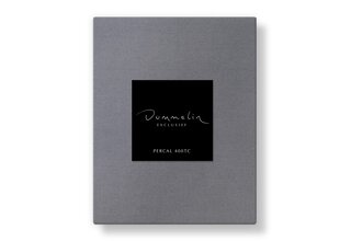 Dommelin Split Topper Drap-Housse Uni Percale 400TC 750 Zinc 200x200/9 S90