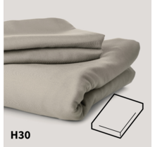Drap-housse Dommelin Uni Satin 600TC 721 Sésame 160x220/30