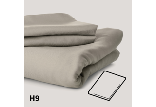 Dommelin Drap-housse Topper Uni Satin 600TC 710 Blanc 90x220/9