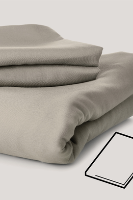 Drap-housse Topper Uni Satin 600TC 741 Célestine 100x210/9