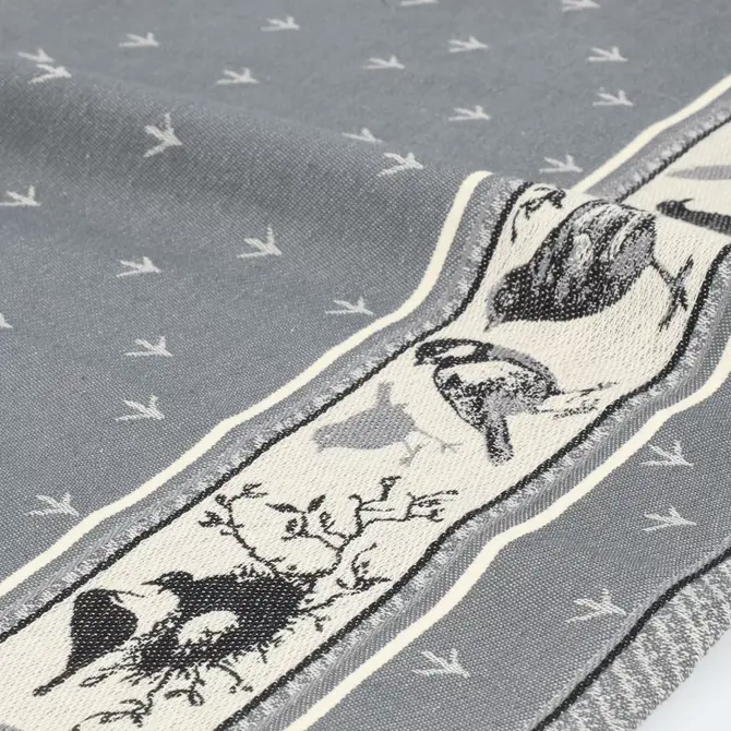 Bunzlau Castle Torchons Oiseaux Anthracite