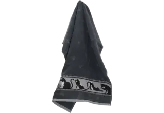 Bunzlau Castle Keukendoek Cats Anthracite