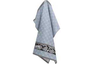 Bunzlau Castle Torchons Vaches Gris-Bleu