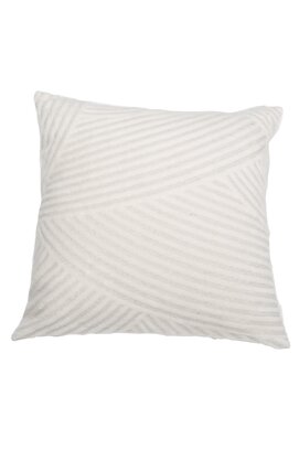 Housse de coussin David Fussenegger DECO lignes courbes 50x50cm gris