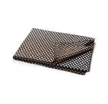 David Fussenegger plaid DECO filet 130x200cm noir