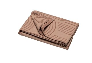 David David Fussenegger plaid Deco arches 130x200 noisette