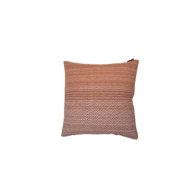 Housse de coussin David Fussenegger Nova dégradé/chevrons 50x50 terra