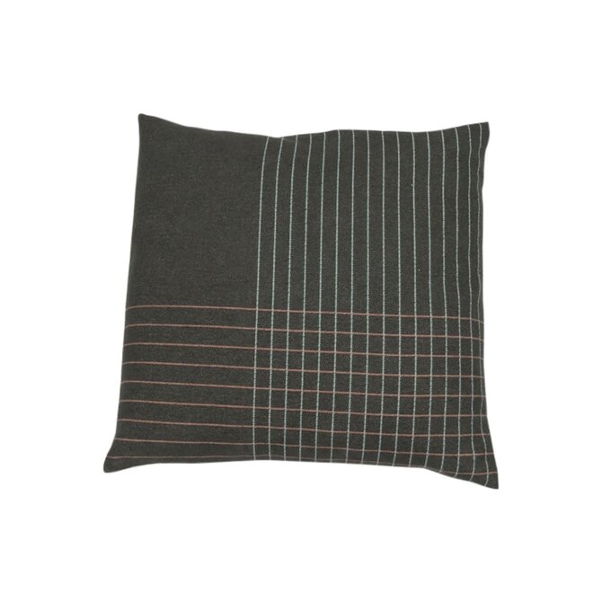Housse de coussin David Fussenegger NOVA karo vert 60x60